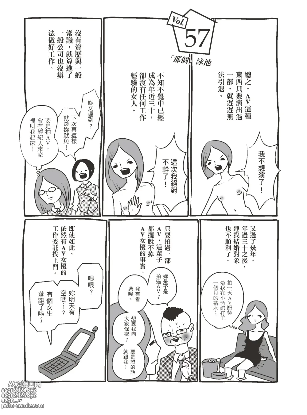 Page 42 of manga 我當AV女優的那些年 3