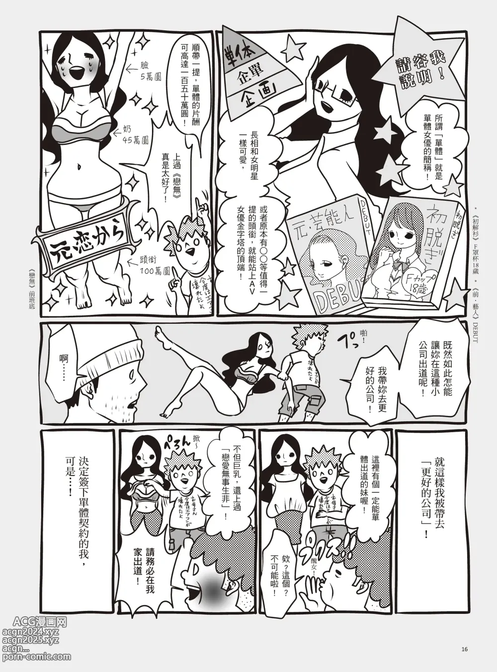 Page 22 of manga 我當AV女優的那些年 1