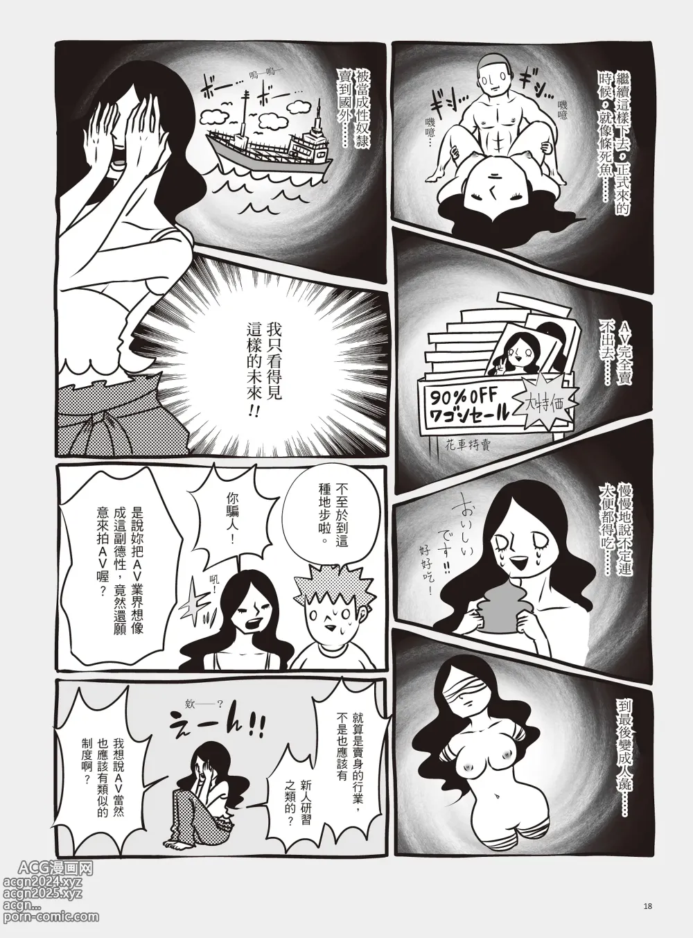 Page 24 of manga 我當AV女優的那些年 1