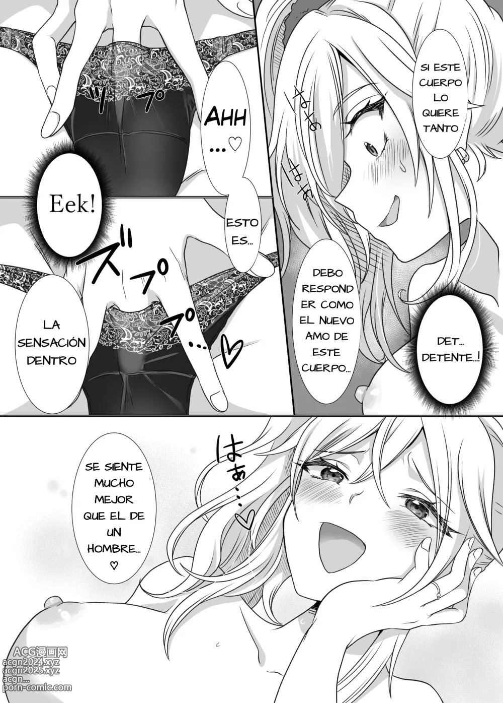 Page 9 of doujinshi Yubiwa ni Fuuin Sareta Akuryou ni Nottorareru Hanashi