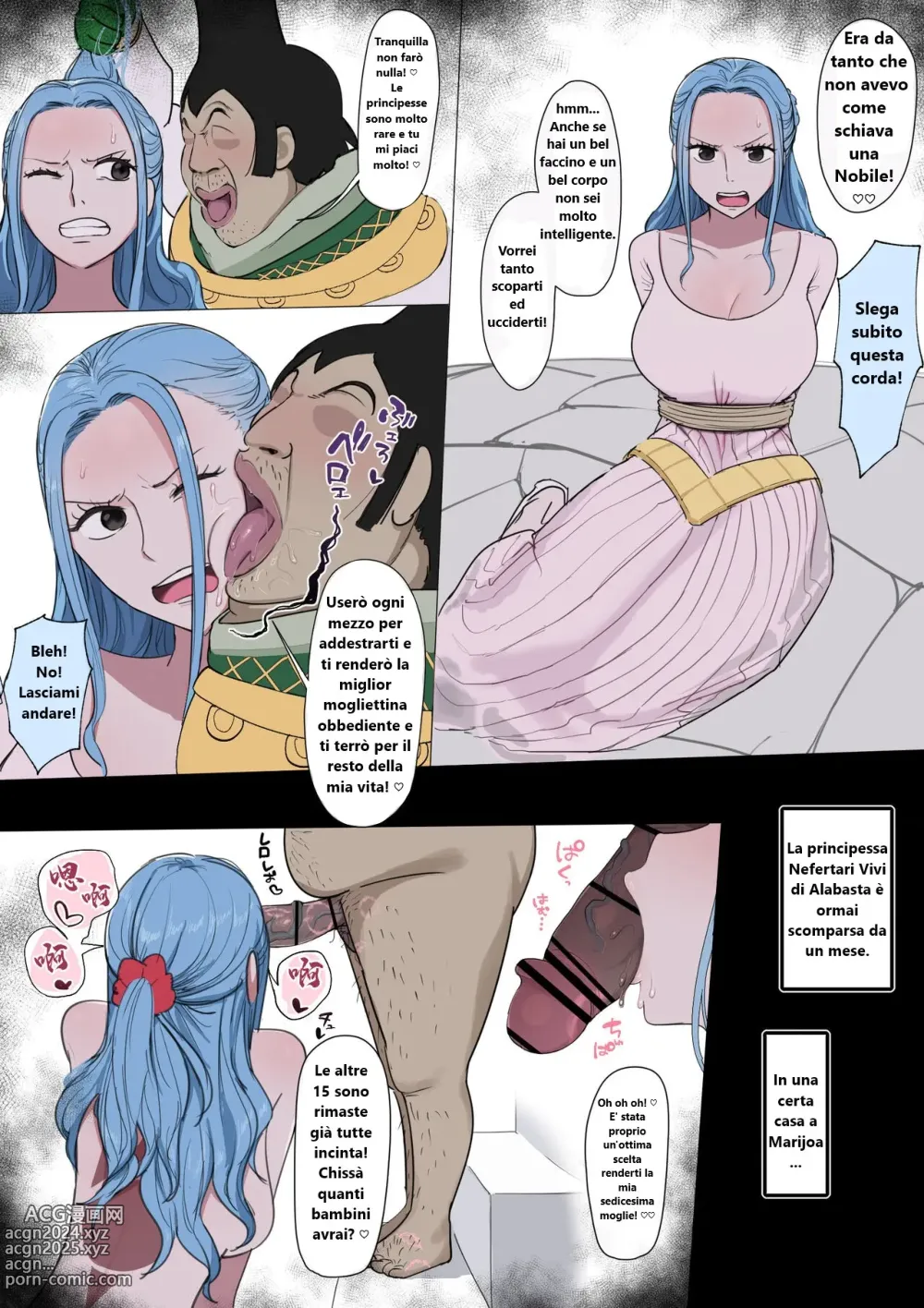 Page 2 of doujinshi Vivi x Tenryuubito Dorei Ochi Tamaname Fella