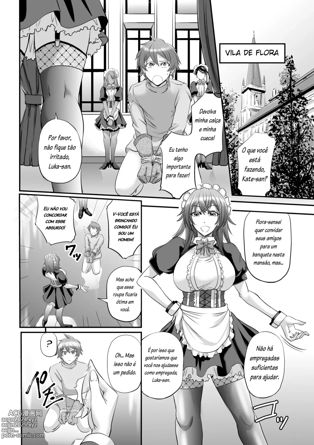 Page 4 of doujinshi Monster Girl Quest! Luka's Maid Training