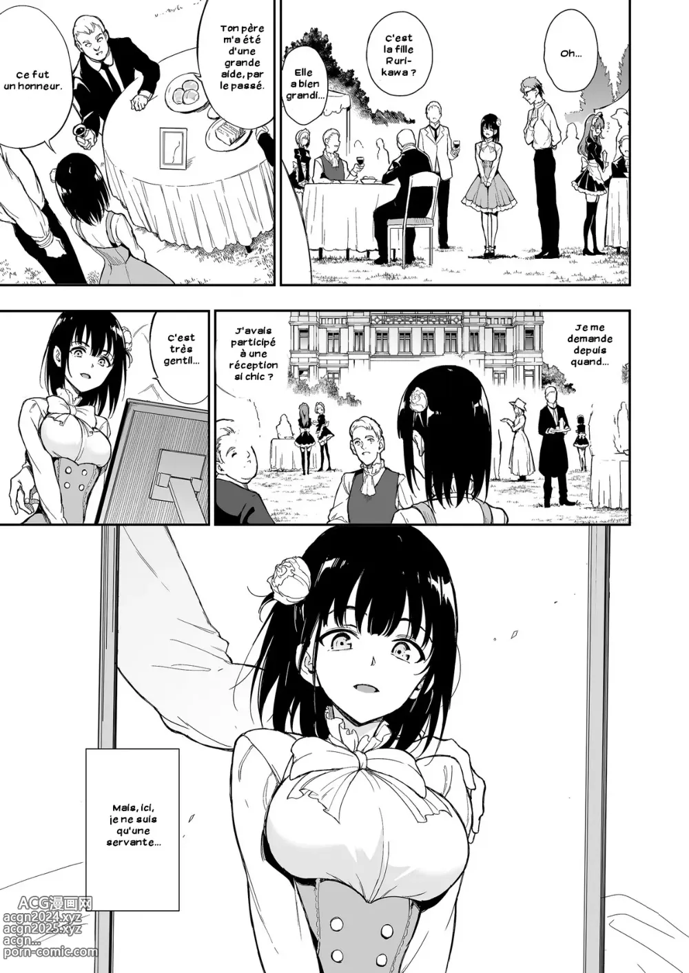 Page 5 of doujinshi Maid Kyouiku. 5 -Botsuraku Kizoku Rurikawa Tsubaki