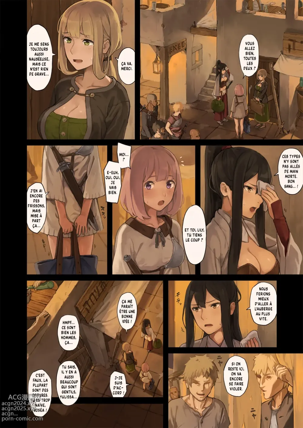 Page 21 of doujinshi Onna Boukensha-tachi ga Sabaku no Oasis ni Tachiyoru to...