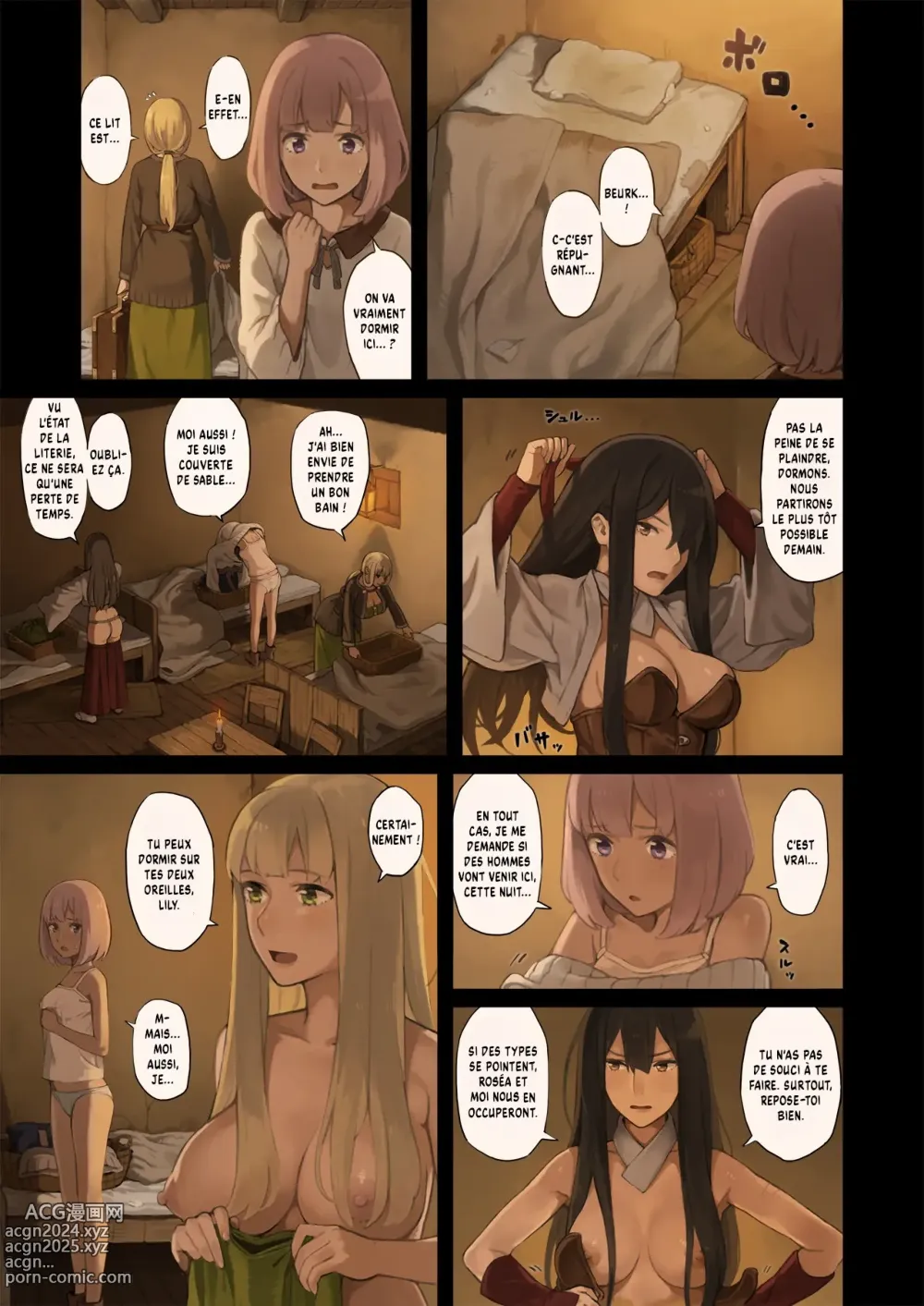 Page 22 of doujinshi Onna Boukensha-tachi ga Sabaku no Oasis ni Tachiyoru to...