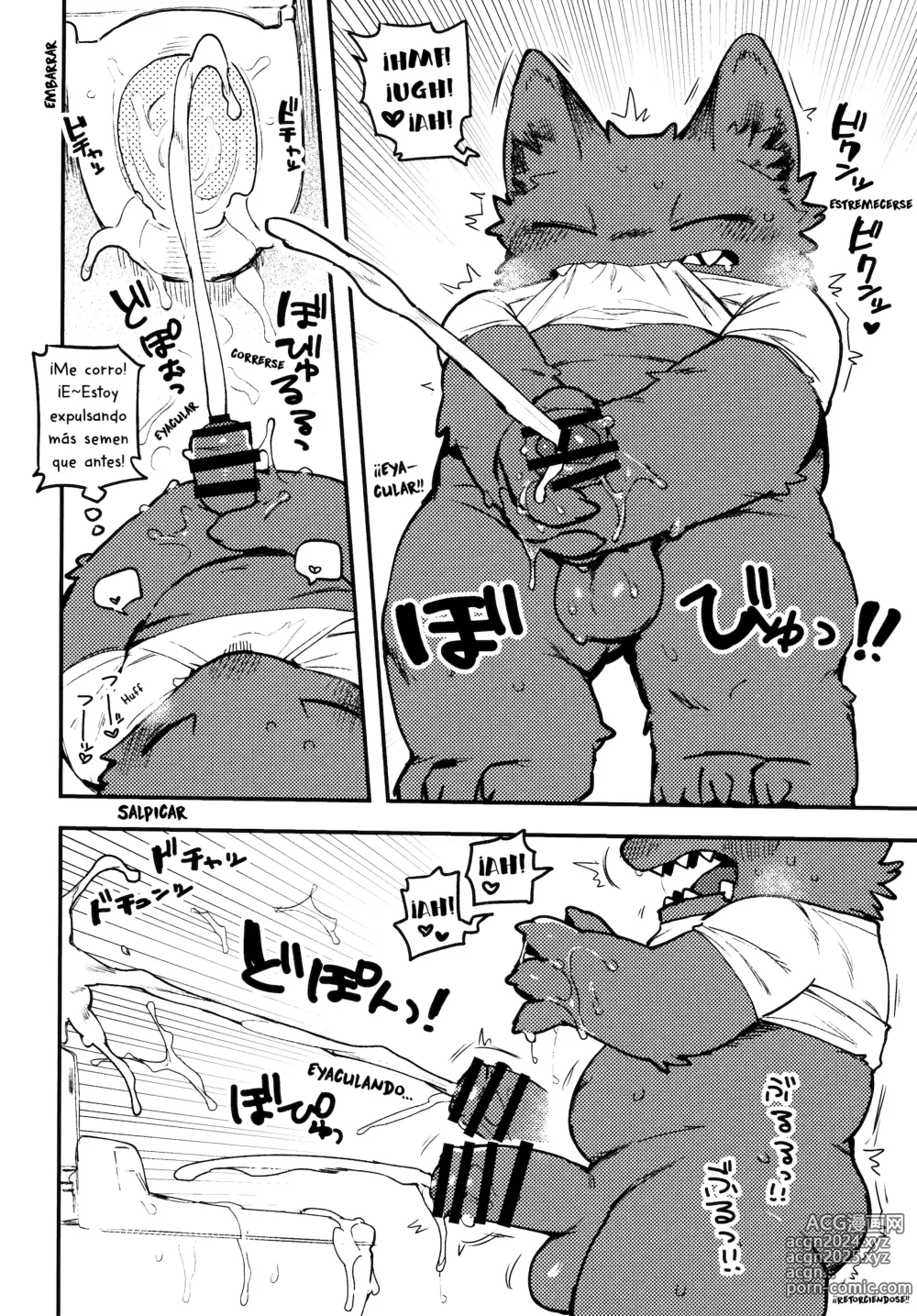 Page 9 of doujinshi Nekoda en el baño