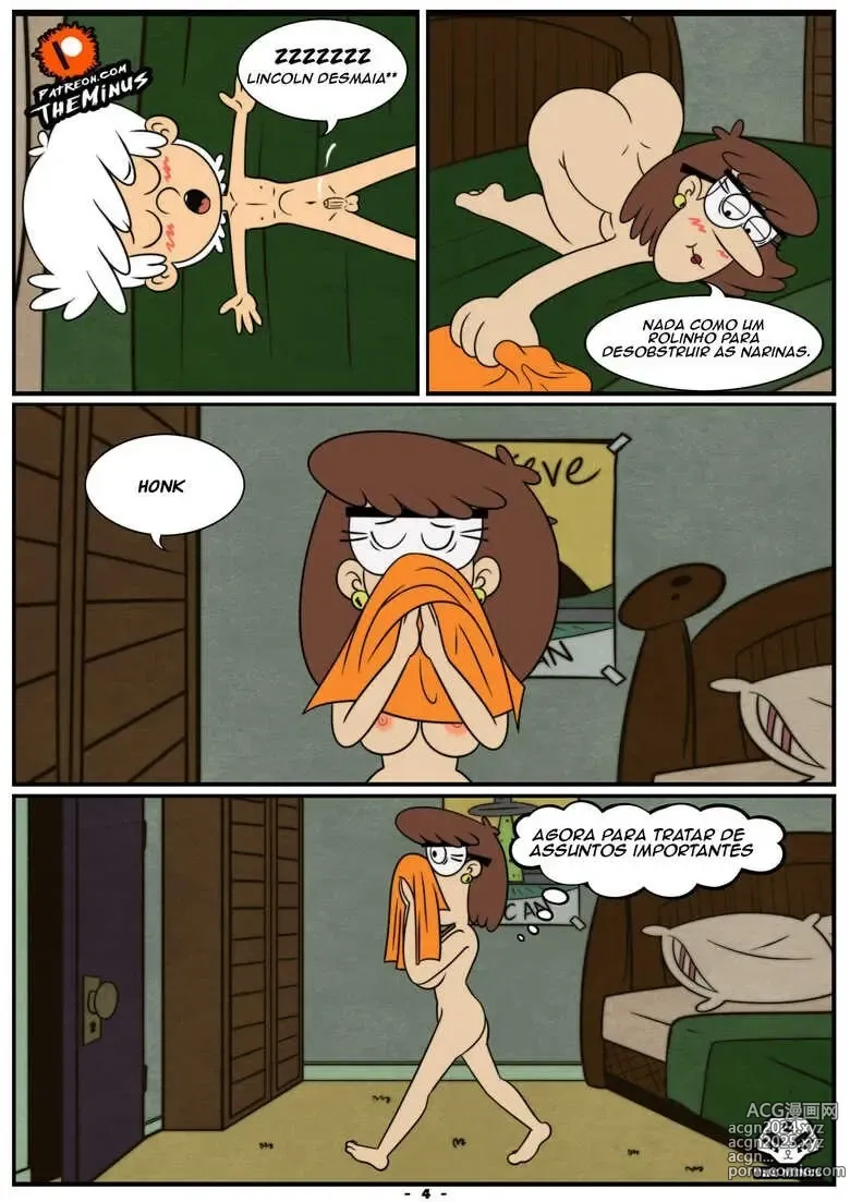 Page 142 of doujinshi The loud house