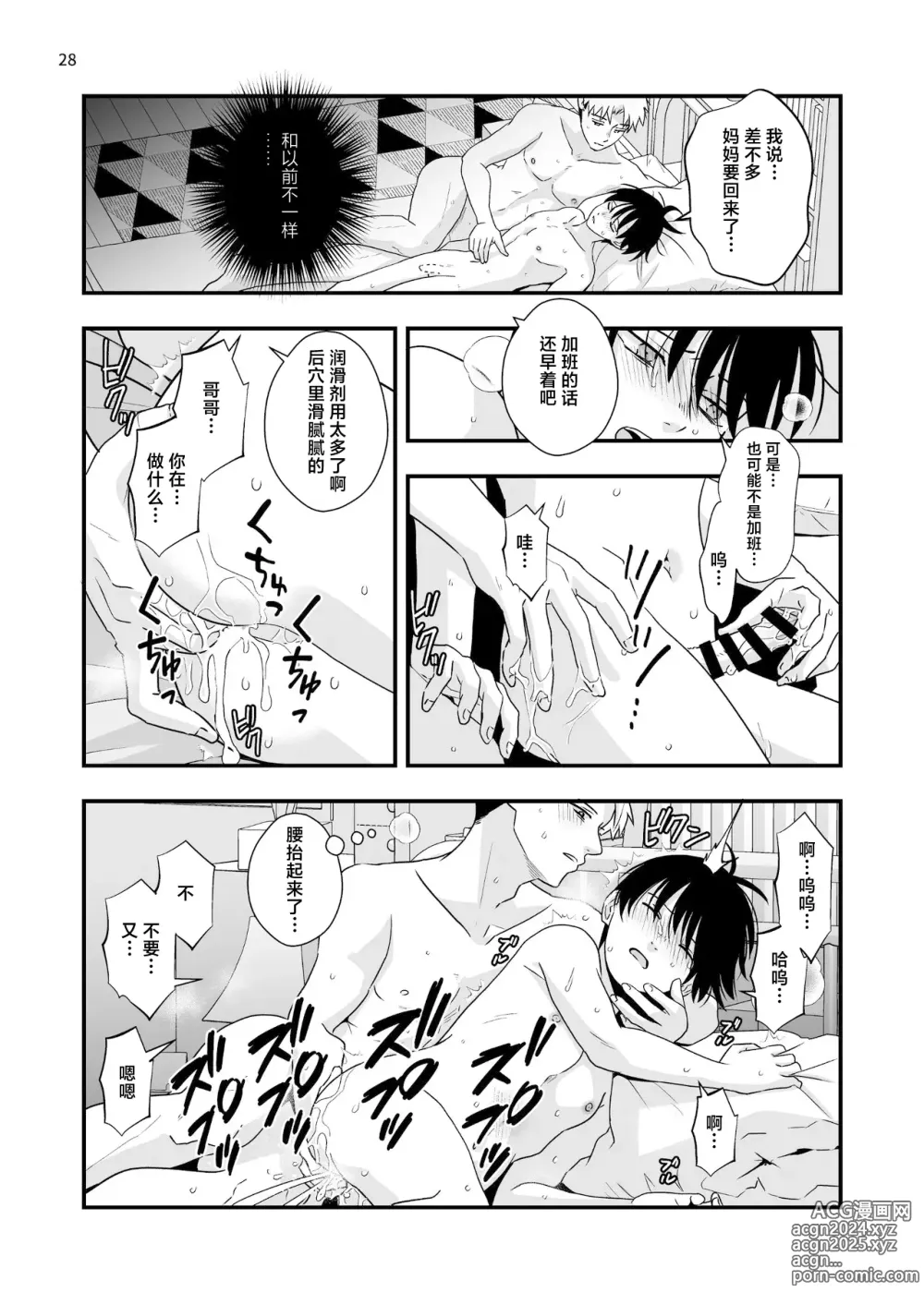 Page 28 of doujinshi Boku shika Shiranai Ani no Kao 2