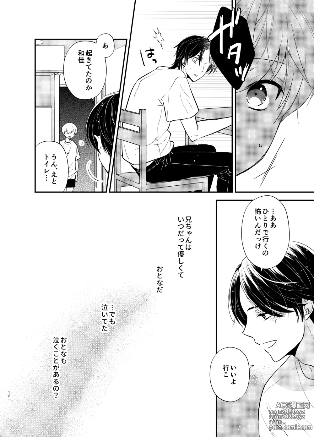 Page 9 of doujinshi Yoshi niichan onegai yamenaide