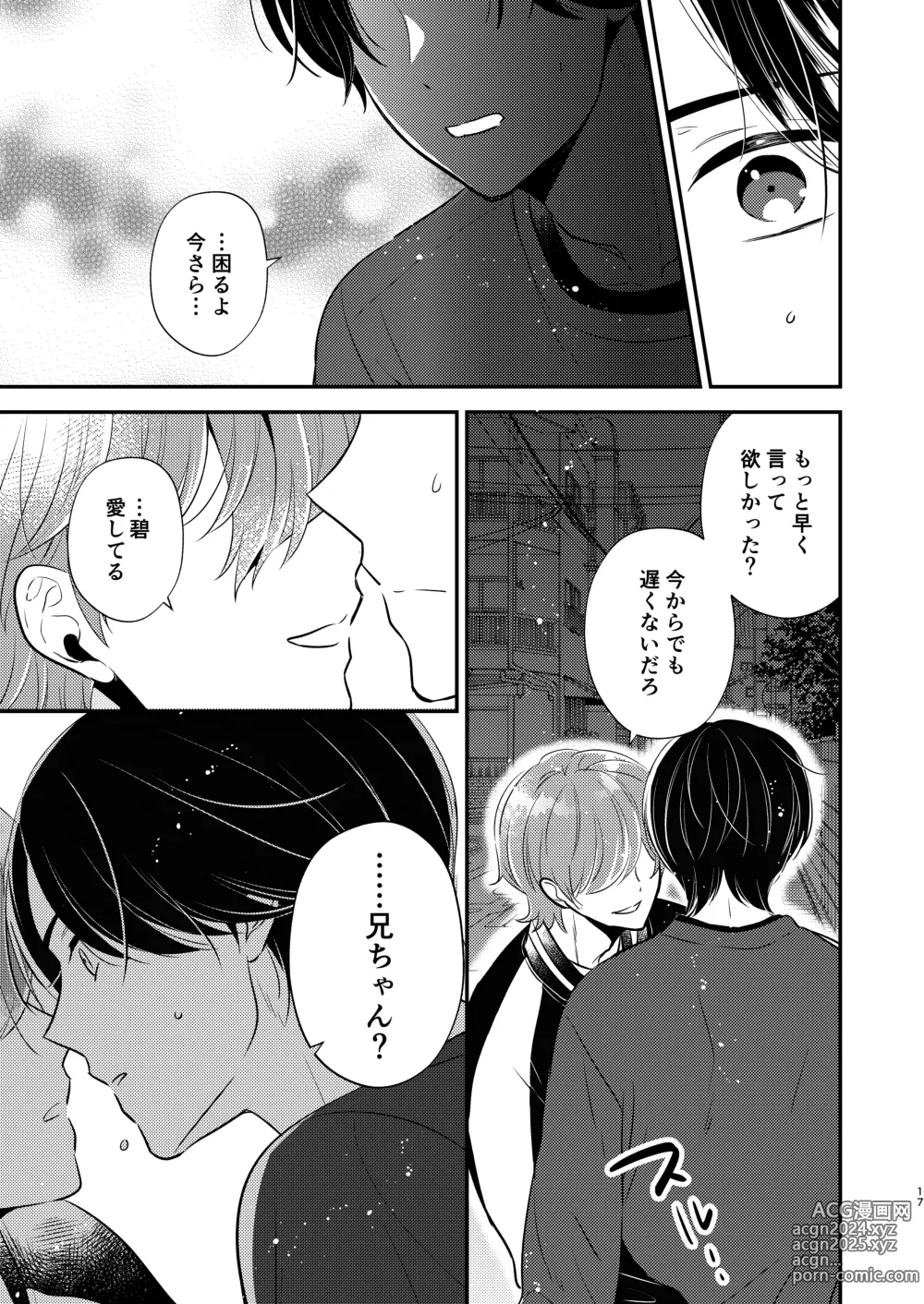 Page 14 of doujinshi Yoshi niichan onegai yamenaide 2