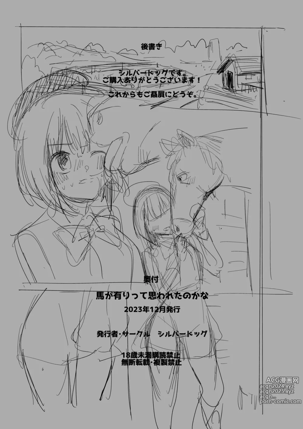 Page 21 of doujinshi 俺寻思有馬怎么能不带『上』加奈