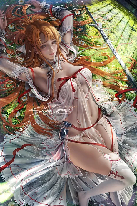 asuna(アスナ（ＳＡＯ）) yuuki asuna(結城明日奈)|sword art online(ソードアート・オンライン)|sakimichan(咲美ちゃん)
