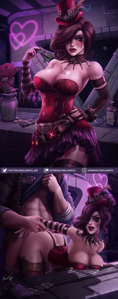 borderlands, borderlands 2, borderlands 3, mad moxxi, luminyu, high resolution, very high resolution, large filesize...
