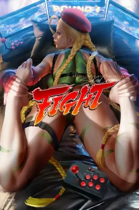 street fighter,twitter cammy white doujin pictures by sakimichan about blonde_hair(金髪の毛) lying(寝そべり) on_stomach(うつ伏せ)