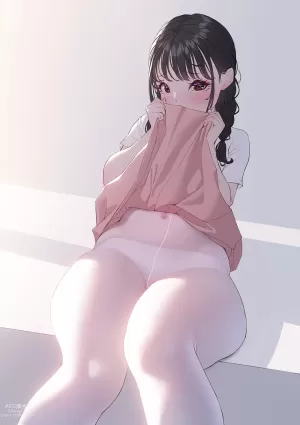 original hentai pictures by rhasta about black_pantyhose(ブラックパンスト) looking_at_viewer(カメラ目線) thighs(太股)