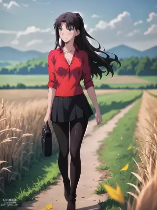 AI created fate,fate/stay night tohsaka rin doujin pictures by bobtheguy about dress_shirt(ドレスシャツ) shadow(影)