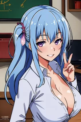 AI created ange vierge nya lapucea hentai pictures about ange_vierge(アンジュ・ヴィエルジュ) cleavage(胸の谷間)