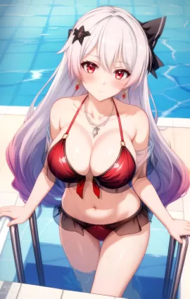 AI generated guns girlz,honkai impact 3 theresa apocalypse porn pictures by nodisease about red_eyes(赤目) see-through(透けて見える)