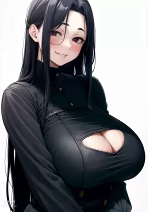 AI generated original hentai pictures by eyeai about blush(赤面) bodysuit(ボディスーツ)