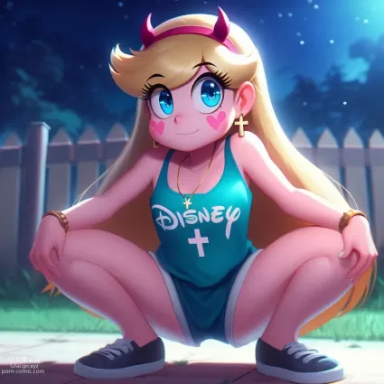 AI generated star vs the forces of evil star butterfly hentai pictures about blonde_hair(金髪の毛) female(女性)