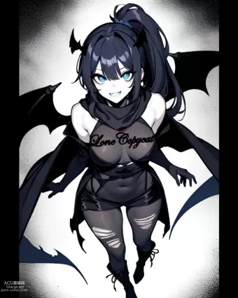 AI generated original,what's a hero sonya hentai pictures by lonecopycat about black_scarf(黒いマフラー) clothing(衣類)