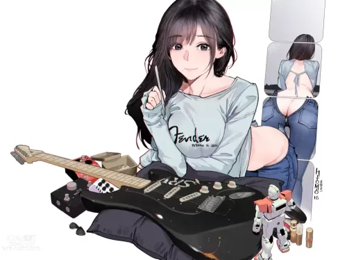 gundam,fender original,gm,guitar little sister hentai pictures by hitomi o