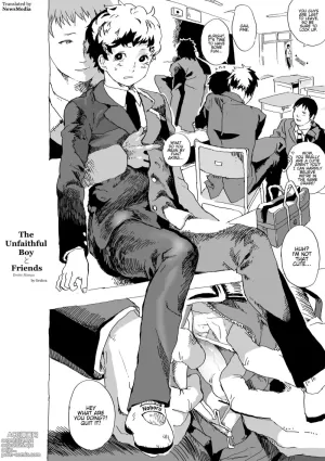 Uwaki Shounen to Tomodachi no Ero Manga | The Unfaithful Boy and Friends Erotic Manga