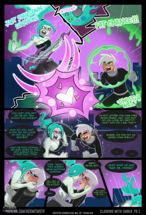  Clashing with Ember McLaine - Chapter 1 (Danny Phantom)