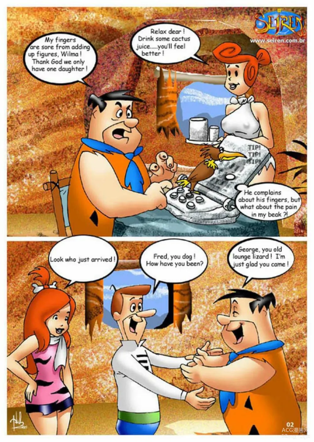 The Fucknstones - Chapter 2 (The Flintstones) - Western Porn Comics Western  Adult Comix (Page 3)