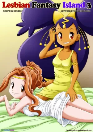 Lesbian Fantasy Island - Iris And Mimi - Chapter 3 (Digimon , Pokemon)