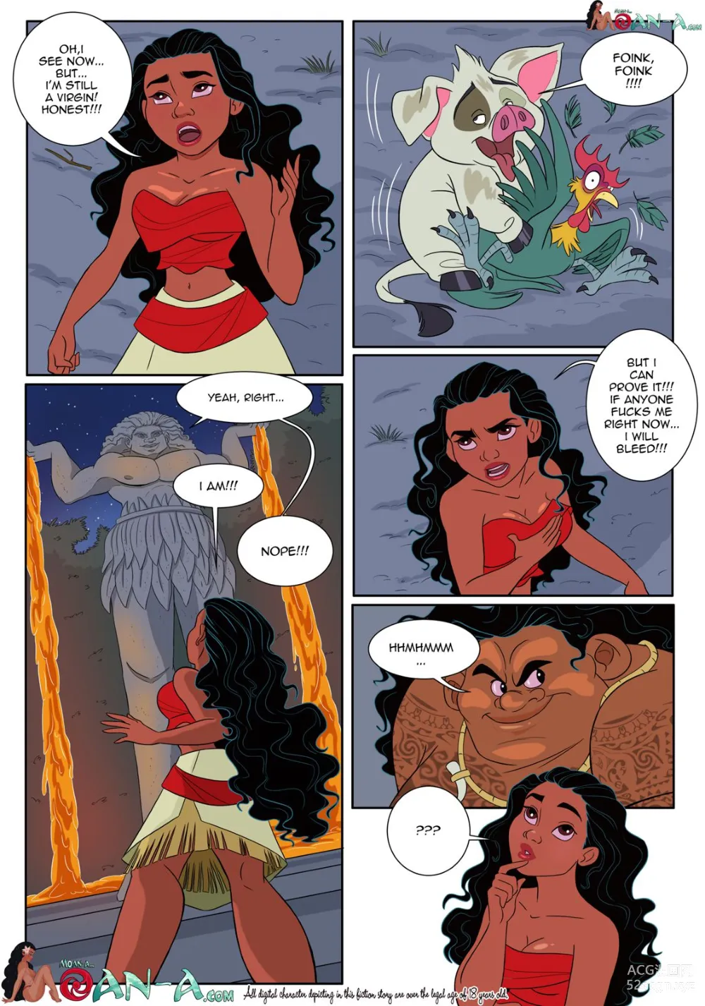1000px x 1426px - Let A Moan - Chapter 1 (Moana) - Western Porn Comics Western Adult Comix  (Page 6)