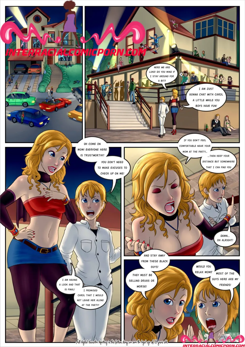 18 Years Old In Porn Cartoon - Party Slut - Chapter 1 - Western Porn Comics Western Adult Comix