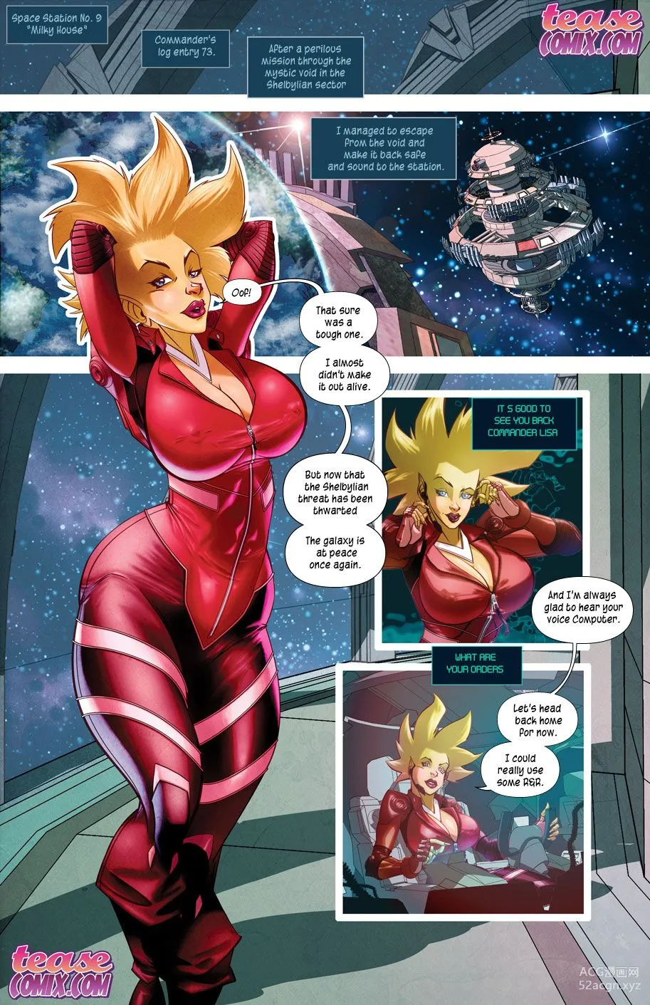 Comic Porn Space - Space Slut - Chapter 1 - Western Porn Comics Western Adult Comix (Page 3)