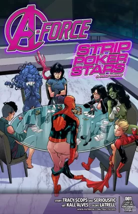 A-Force Strip Poker Stars - Chapter 1 (Spider-Man , The Avengers)