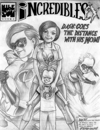  Dash Goes The Distance - Chapter 1 - Colored (The Incredibles)