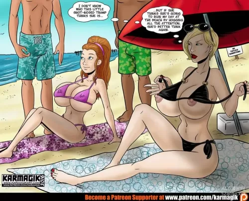 Randi And Olivia At The Beach - Chapter 2