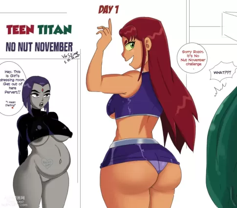 No Nut November  - Chapter 1 (Teen Titans)
