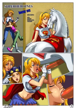 Horny Superheroines - Chapter 1 (Fantastic Four , Runaways , Supergirl)