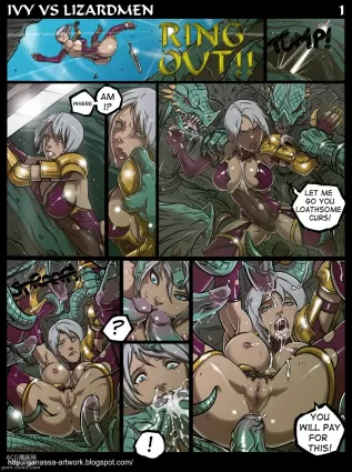 Ivy VS Lizardmen  - Chapter 1 (Soulcalibur)