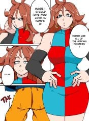 Android 21 gets her body stolen (Dragon Ball Z)