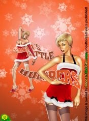 Santa’s Little Humpers – Christine, Amanda